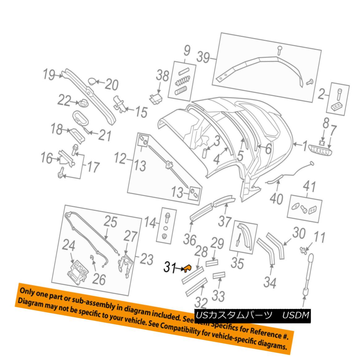 幌・ソフトトップ AUDI OEM 08-15 TT Quattro Convertible/soft Top-Channel Spacer 8N7871172 AUDI OEM 08-15 TT Quattro Convertible / so ftトップチャンネルスペーサー8N7871172 【並行輸入品】