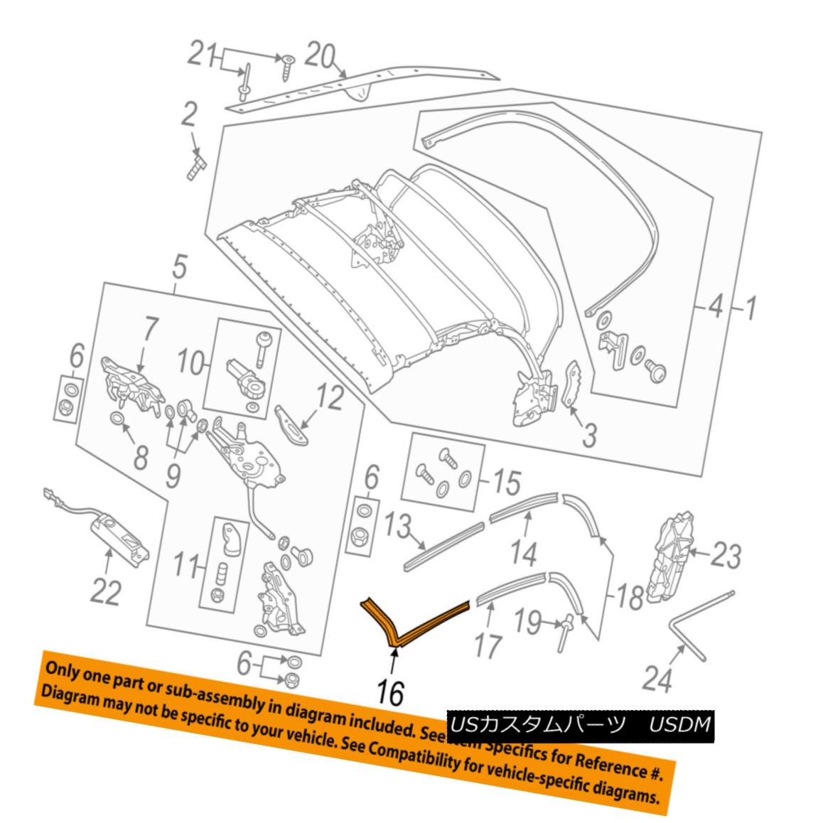 幌・ソフトトップ VW VOLKSWAGEN OEM Beetle Convertible/soft Top-Front Weatherstrip Seal 5C3871357A VW VOLKSWAGEN OEMビートル・コンバーチブル/ so ftトップ・トップ・ウェザーストリップ・シール5C3871357A 【並行輸入品】