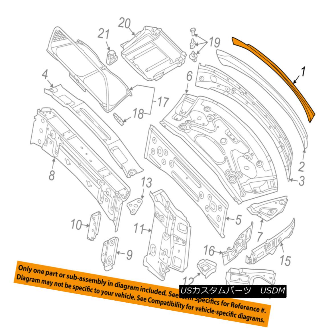 幌・ソフトトップ VW VOLKSWAGEN OEM Beetle Stowage Compartment-Soft Top-Upper Panel 5C3810257 VW VOLKSWAGEN OEMビートル詰めコンパートメント - So ftトップアッパーパネル5C3810257 【並行輸入品】