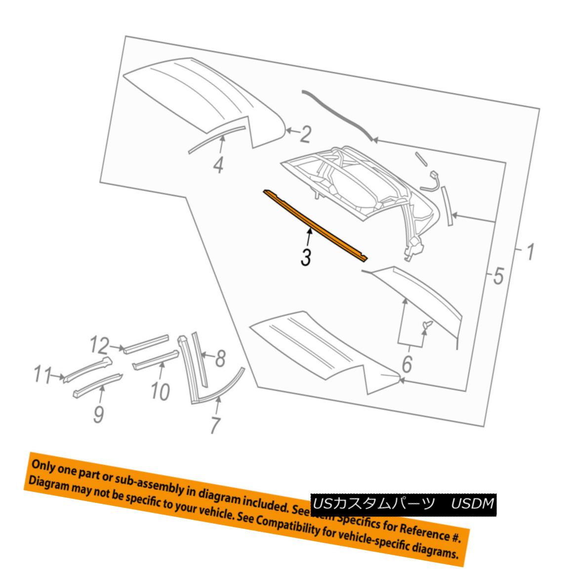幌・ソフトトップ Chevrolet GM OEM 05-13 Corvette Convertible/soft Top-Retainer 20863581 Chevrolet GM OEM 05-13コルベット・コンバーチブル/ so ftトップ・リテーナー20863581 【並行輸入品】