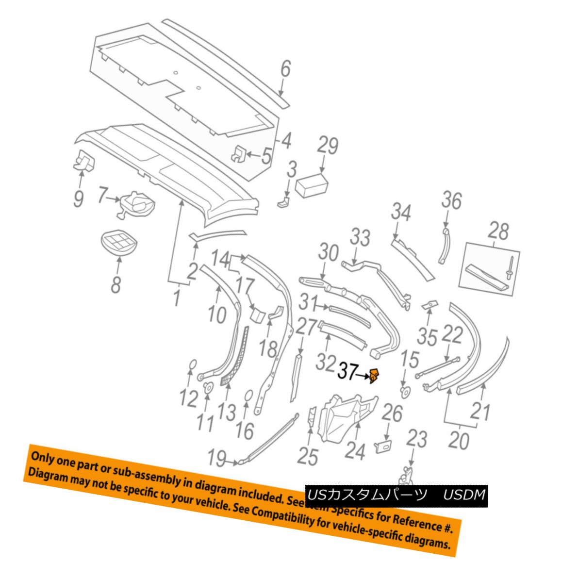 幌・ソフトトップ PORSCHE OEM 99-13 911 Convertible/soft Top-Gasket Right 99656125001 PORSCHE OEM 99-13 911コンバーチブル/ so ftトップガスケット右99656125001 【並行輸入品】
