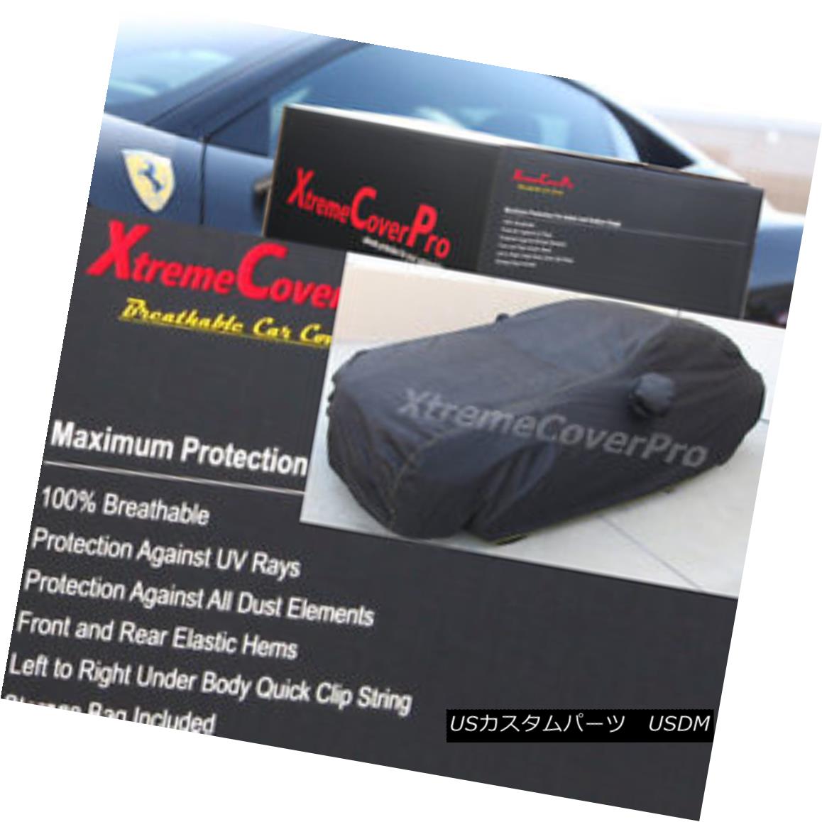 カーカバー 2015 SUBARU WRX STi w/ STi SPOILER Breathable Car Cover w/Mirror Pockets - Black 2015 SUBARU WRX STi / STi SPOILER通気性のある車カバー付き/ミラーポケット - ブラック 【並行輸入品】|カスタムパーツ WORLD倉庫