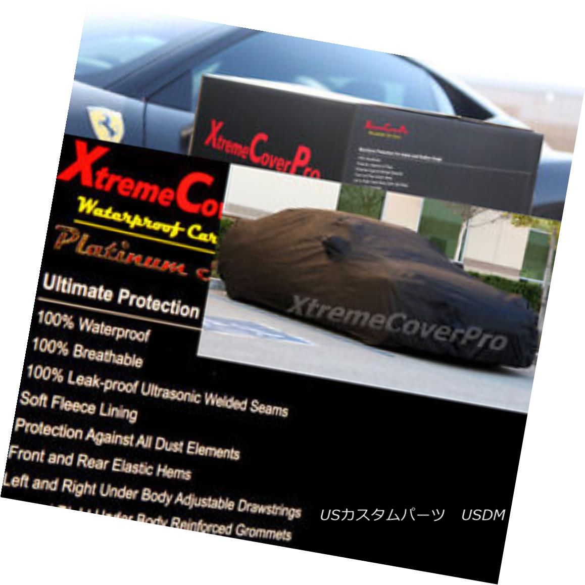 カーカバー 2015 HONDA INSIGHT HYBRID Waterproof Car Cover w/Mirror Pockets - Black 2015 HONDA INSIGHT HYBRID防水カーカバー（ミラーポケット付） - ブラック 【並行輸入品】