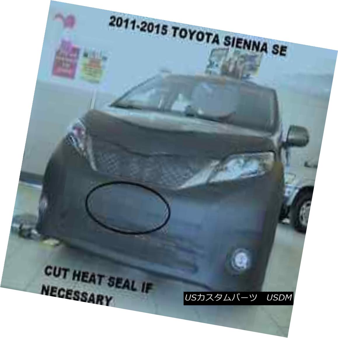 フルブラ ノーズブラ Lebra Front End Mask Cover Bra Fits 2011-2017 Toyota Sienna SE Lebraフロントエンドマスクカバーブラ2011-2017 Toyota Sienna SE 【並行輸入品】