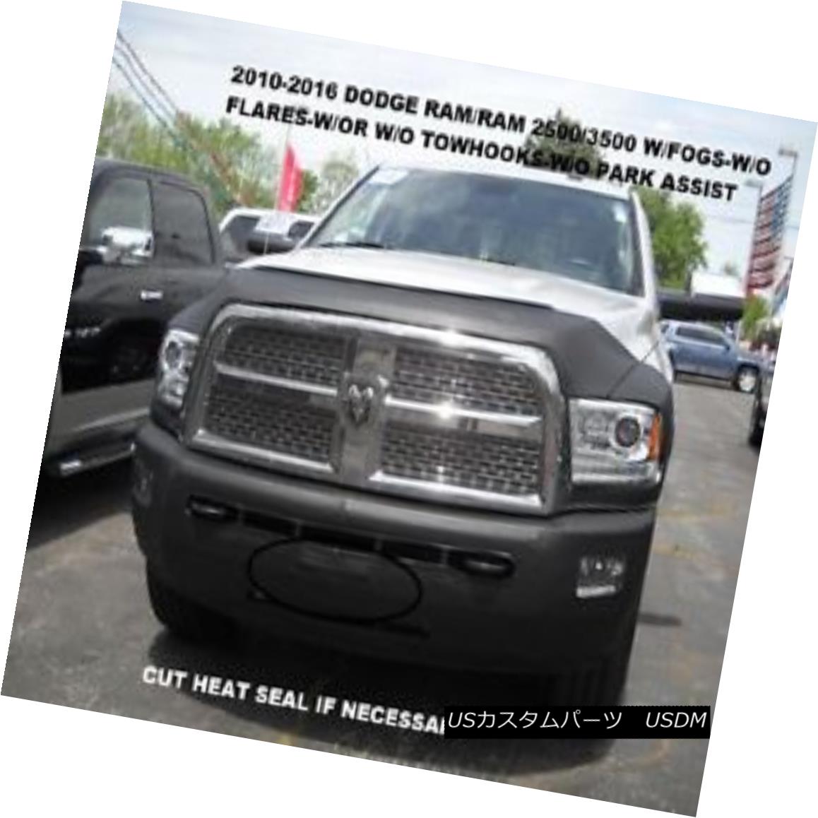 フルブラ ノーズブラ Lebra Front End Mask Cover Bra Fits 2010-2018 Dodge RAM 2500 & 3500 W/O Flares Lebraフロントエンドマスクカバーブラフィット2010-2018 Dodge RAM 2500＆amp; 3500 W / Oフレア 【並行輸入品】