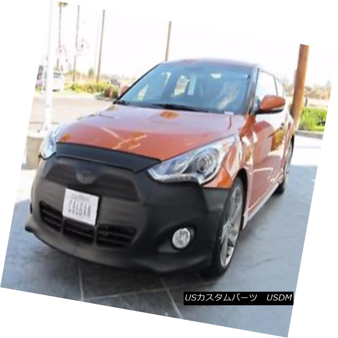 フルブラ ノーズブラ Colgan Front End Mask Bra 2pc. Fits Hyundai Veloster Turbo 2013-2017 W/License コルガンフロントエンドマスクブラ2pc Hyundai Veloster Turbo 2013-2017 W / Licenseに適合 【並行輸入品】