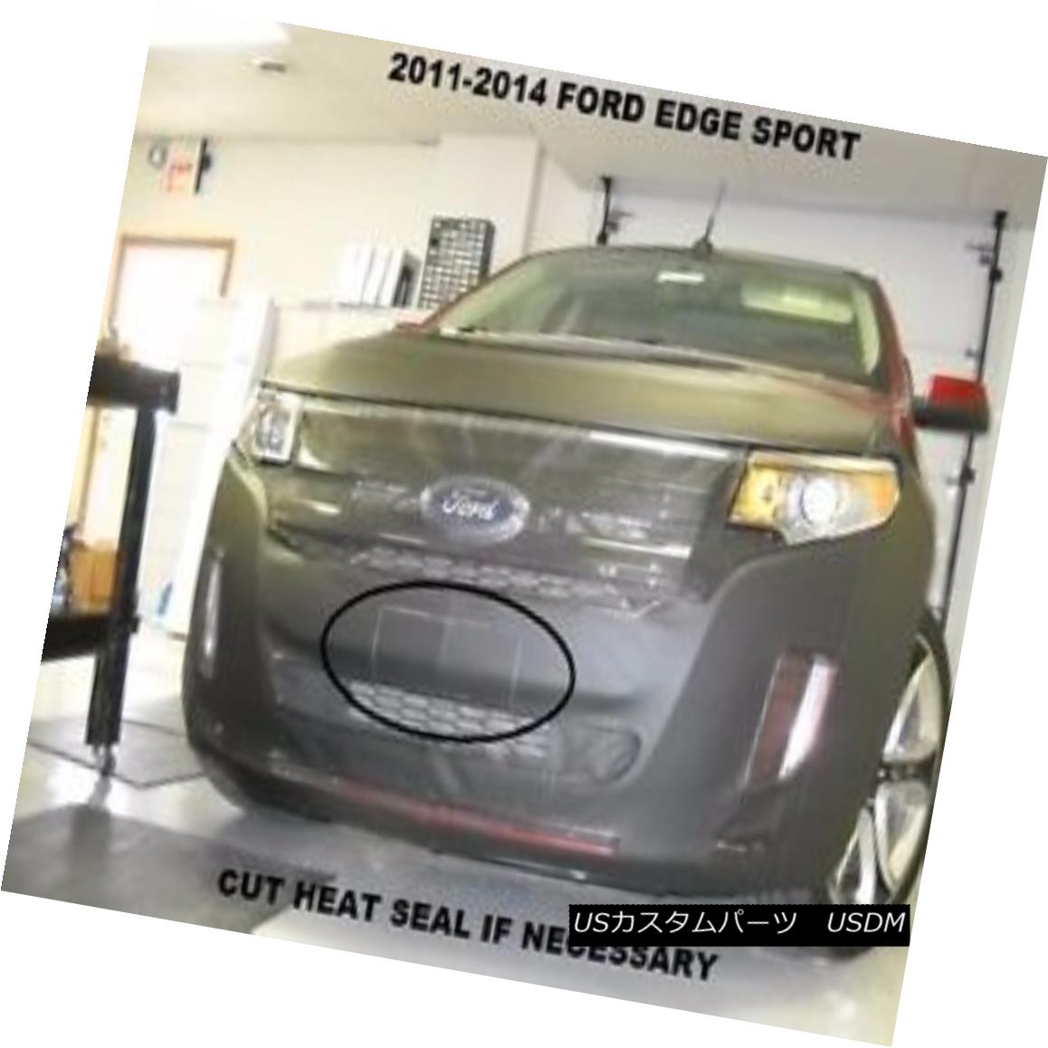 フルブラ ノーズブラ Lebra Front End Mask Cover Bra Fits 2011-2014 Ford Edge Sport Lebraフロントエンドマスクカバーブラは2011-2014 Ford Edge Sportに適合 【並行輸入品】｜カスタムパーツ WORLD倉庫