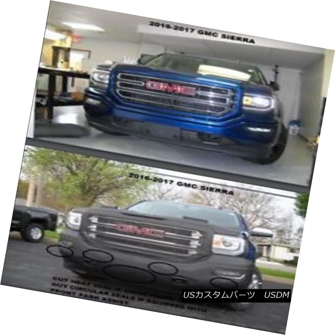 フルブラ ノーズブラ Lebra Front End Mask Bra Fits GMC Sierra 1500 Pickup 2016-2018 LebraフロントエンドマスクブラはGMC Sierra 1500 Pickup 2016-2018に適合 【並行輸入品】