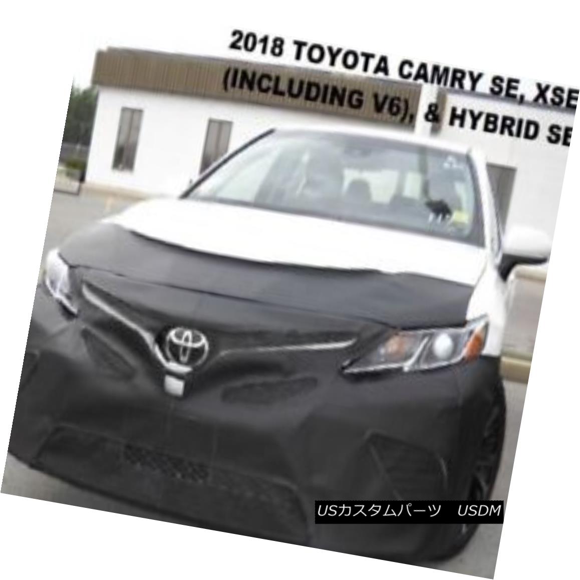 フルブラ ノーズブラ Lebra Front End Mask Cover Bra Fits Toyota Camry 2018 SE, XSE & Hybrid SE 18 Lebraフロントエンドマスクカバーブラはトヨタカムリ2018 SE、XSE＆amp; ハイブリッドSE 18 【並行輸入品】