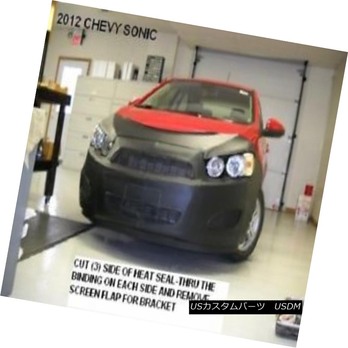 フルブラ ノーズブラ Lebra Front End Mask Bra Fits 2012 2013 2014 2015 Chevy Chevrolet Sonic Lebraフロントエンドマスクブラフィット2012 2013 2014 2015 Chevy Chevrolet Sonic 【並行輸入品】｜カスタムパーツ WORLD倉庫