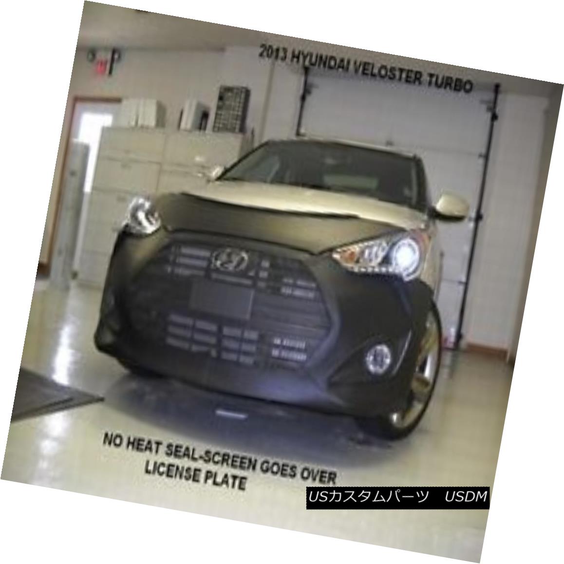 フルブラ ノーズブラ Lebra Front End Mask Cover Bra Fits 2013-2017 Hyundai Veloster Turbo Lebraフロントエンドマスクカバーブラは2013-2017 Hyundai Veloster Turboに適合 【並行輸入品】