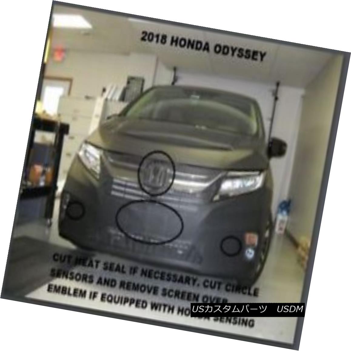 フルブラ ノーズブラ Lebra Front End Mask Cover Bra Fits 2018 Honda Odyssey 18 Lebraフロントエンドマスクカバーブラフィット2018 Honda Odyssey 18 【並行輸入品】
