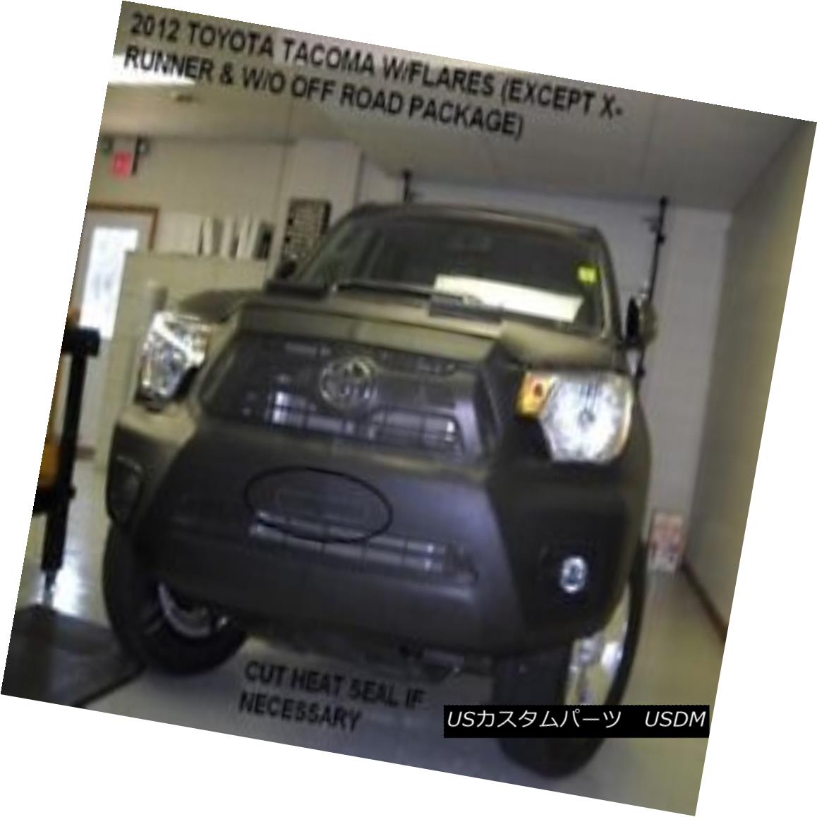 フルブラ ノーズブラ Lebra Front End Mask Cover Bra Fits TOYOTA Tacoma 2012-2015 With Flares LebraフロントエンドマスクカバーブラはTOYOTA Tacoma 2012-2015にフレアー付き 【並行輸入品】｜カスタムパーツ WORLD倉庫