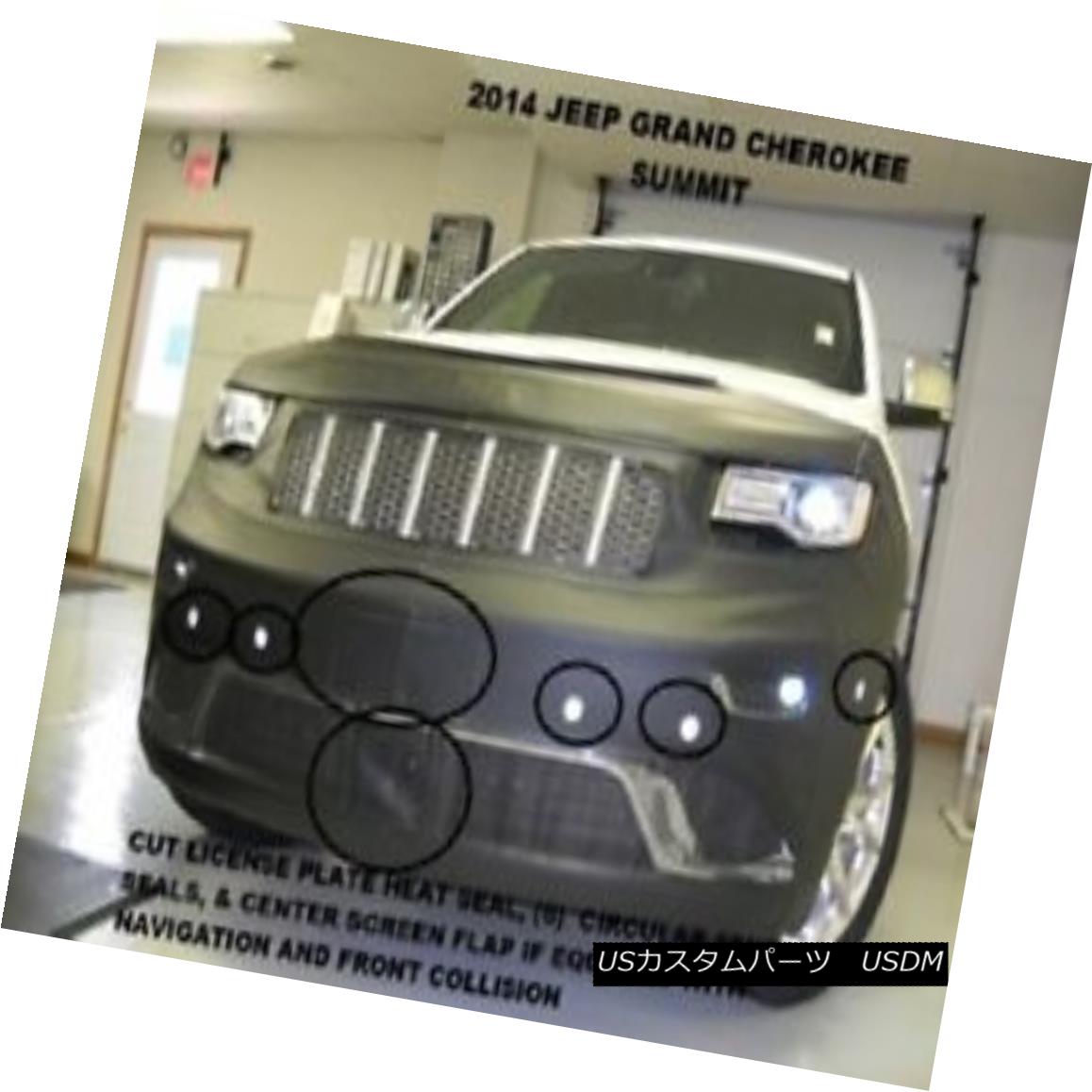 フルブラ ノーズブラ Lebra Front End Mask Bra Fits Jeep Grand Cherokee Summit 2014-2016 14 15 16 LebraフロントエンドマスクブラはJeep Grand Cherokee Summitにフィット2014-2016 14 15 16画像