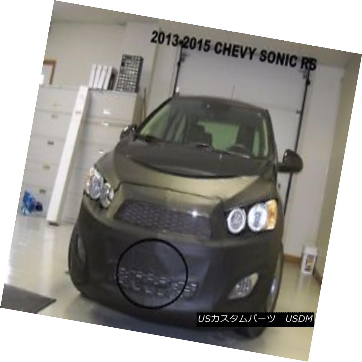 フルブラ ノーズブラ Lebra Front End Mask Bra Fits Chevy Sonic RS 2013-2016 LebraフロントエンドマスクブラはChevy Sonic RS 2013-2016に適合 【並行輸入品】|カスタムパーツ WORLD倉庫