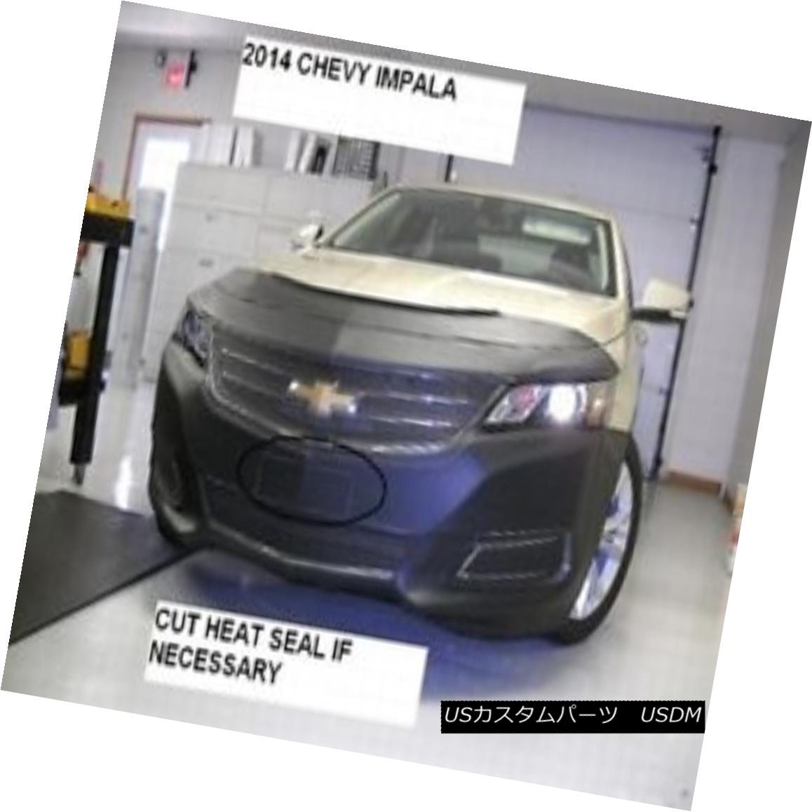 フルブラ ノーズブラ Lebra Front End Mask Bra Fits 2014-18 Chevrolet Impala w/o Fwd Collision Sensor Lebraフロントエンド・マスク・ブラは2014-18シボレー・インパラ（Fwd Collision Sensorなし）に適合 【並行輸入品】