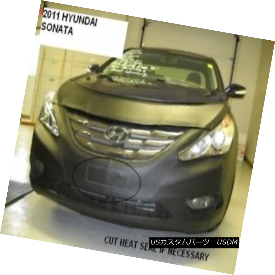 フルブラ ノーズブラ Lebra Front End Mask Cover Bra Fits 2011-2013 Hyundai Sonata (Exc.Hybrid) Lebraフロントエンドマスクカバーブラは2011-2013年に合うHyundai Sonata（Exc.Hybrid） 【並行輸入品】