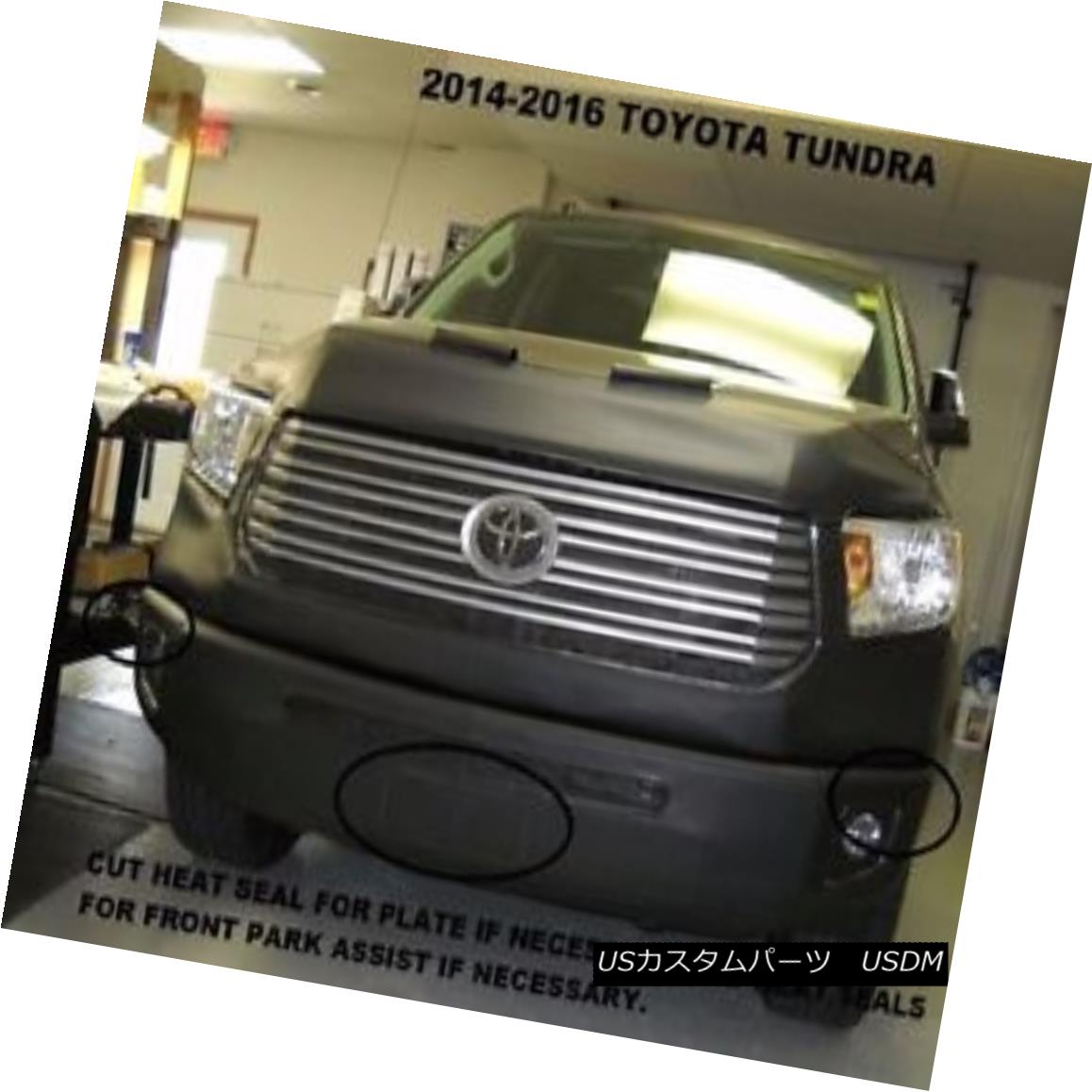 フルブラ ノーズブラ Lebra Front End Mask Cover Bra Fits 2014-2018 TOYOTA TUNDRA 14-18 Lebraフロントエンドマスクカバーブラフィット2014-2018 TOYOTA TUNDRA 14-18 【並行輸入品】