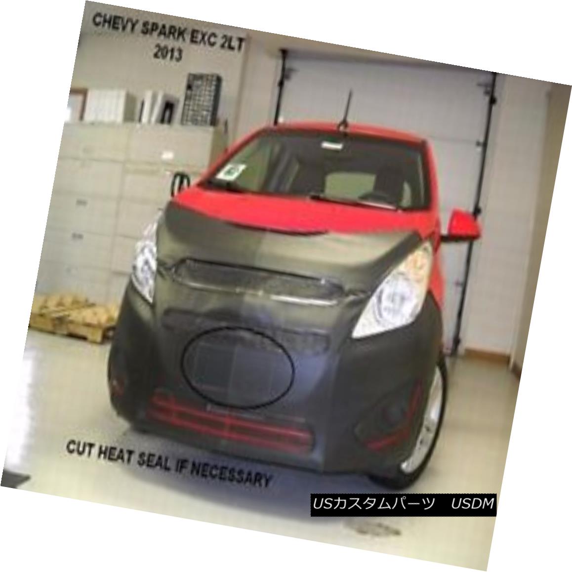 フルブラ ノーズブラ Lebra Front End Mask Cover Bra Fits Chevy Chevrolet Spark 2013-2015 LebraフロントエンドマスクカバーブラはChevy Chevrolet Spark 2013-2015に適合 【並行輸入品】