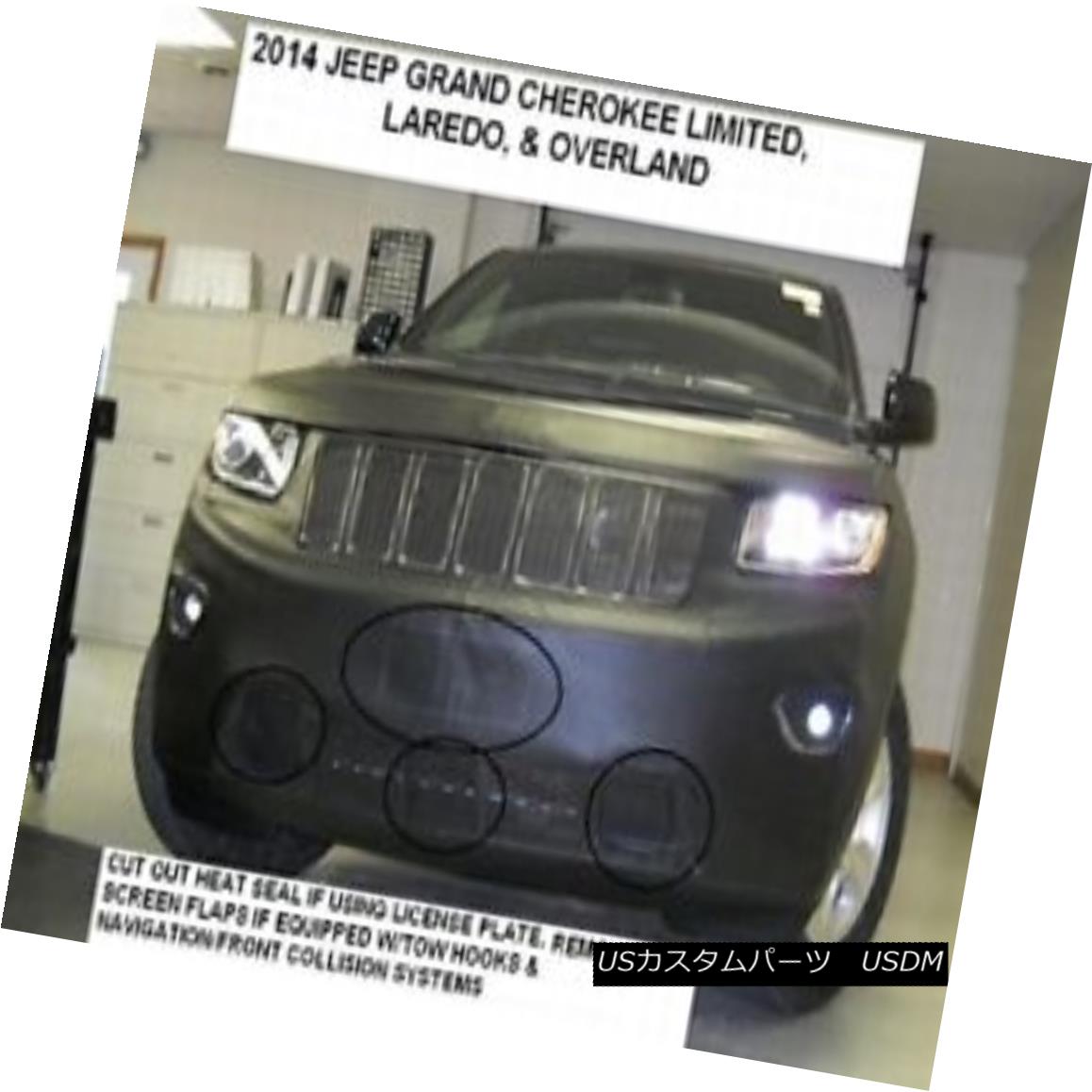 フルブラ ノーズブラ Lebra Front End Mask Cover Bra Fits Jeep Grand Cherokee Lorado & Limited 14-16 LebraフロントエンドマスクカバーブラはJeep Grand Cherokee Laredoにフィットします。 限定14-16画像