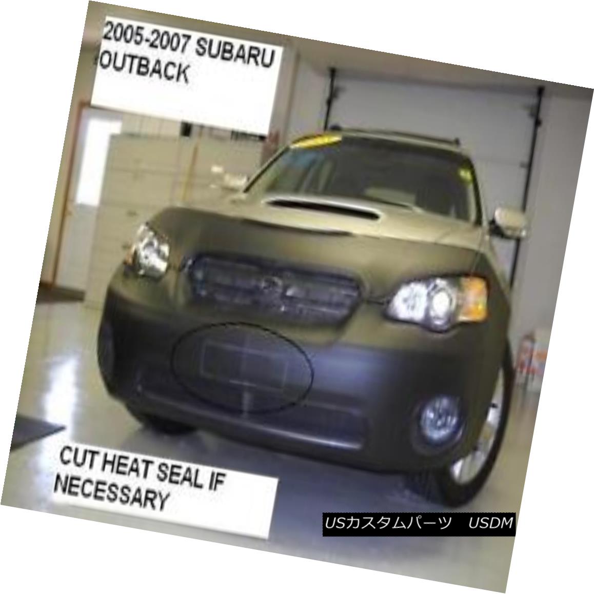 フルブラ ノーズブラ Lebra Front End Mask Cover Bra Fits Subaru Outback 2005-2007 Lebraフロントエンドマスクカバーブラ、スバルアウトバック2005-2007にフィット 【並行輸入品】