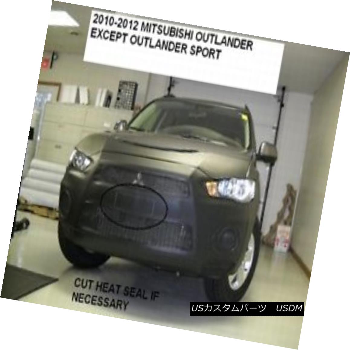 フルブラ ノーズブラ Lebra Front End Mask Cover Bra Fits MITSUBISHI OUTLANDER 2010-2013 LebraフロントエンドマスクカバーブラはMITSUBISHI OUTLANDER 2010-2013に適合 【並行輸入品】