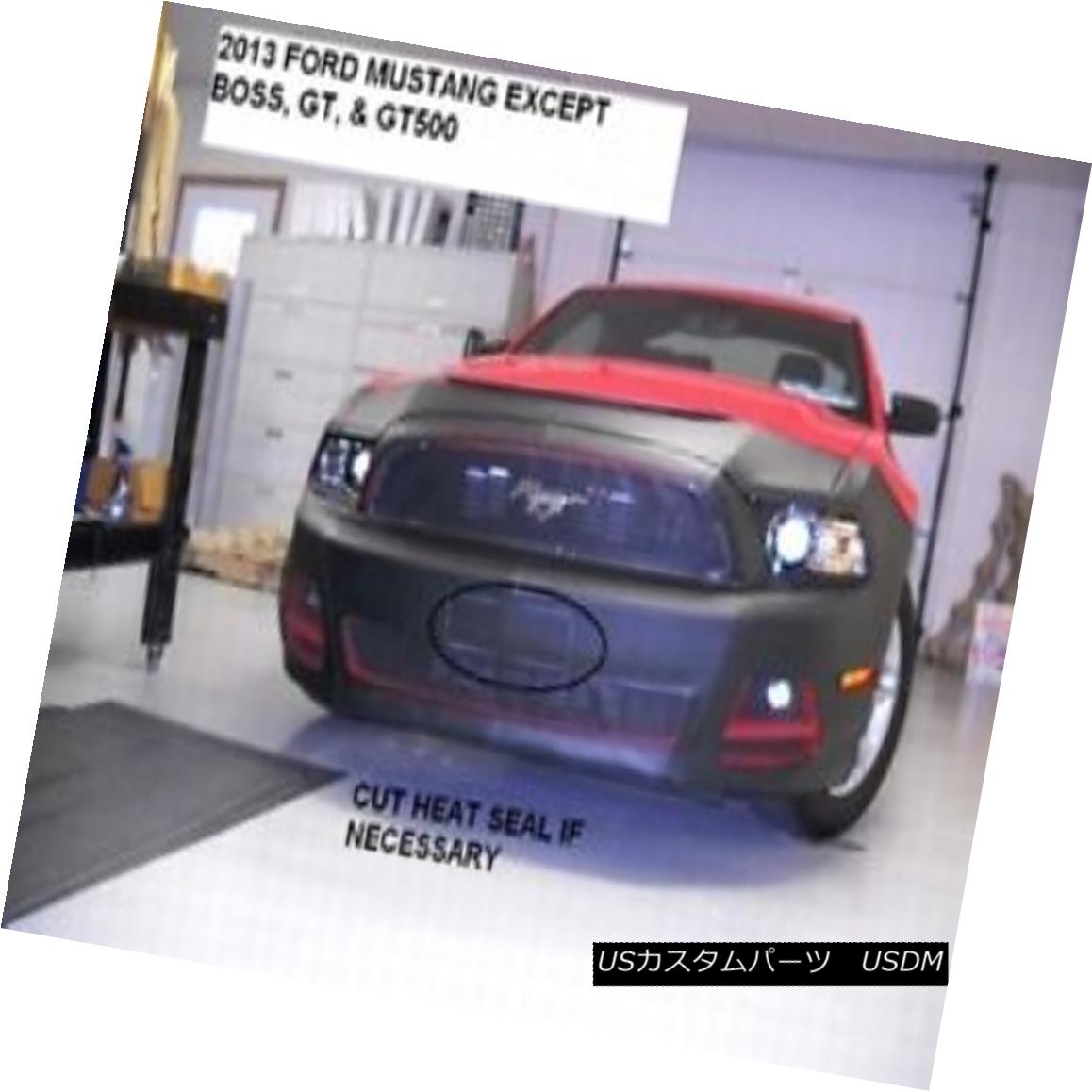 フルブラ ノーズブラ Lebra Front End Mask Cover Bra Fits FORD MUSTANG includes GT 2013-2014 13-14 Lebraフロントエンド・マスク・カバー・ブラフィットFORD MUSTANGには、GT 2013-2014 13-14 【並行輸入品】