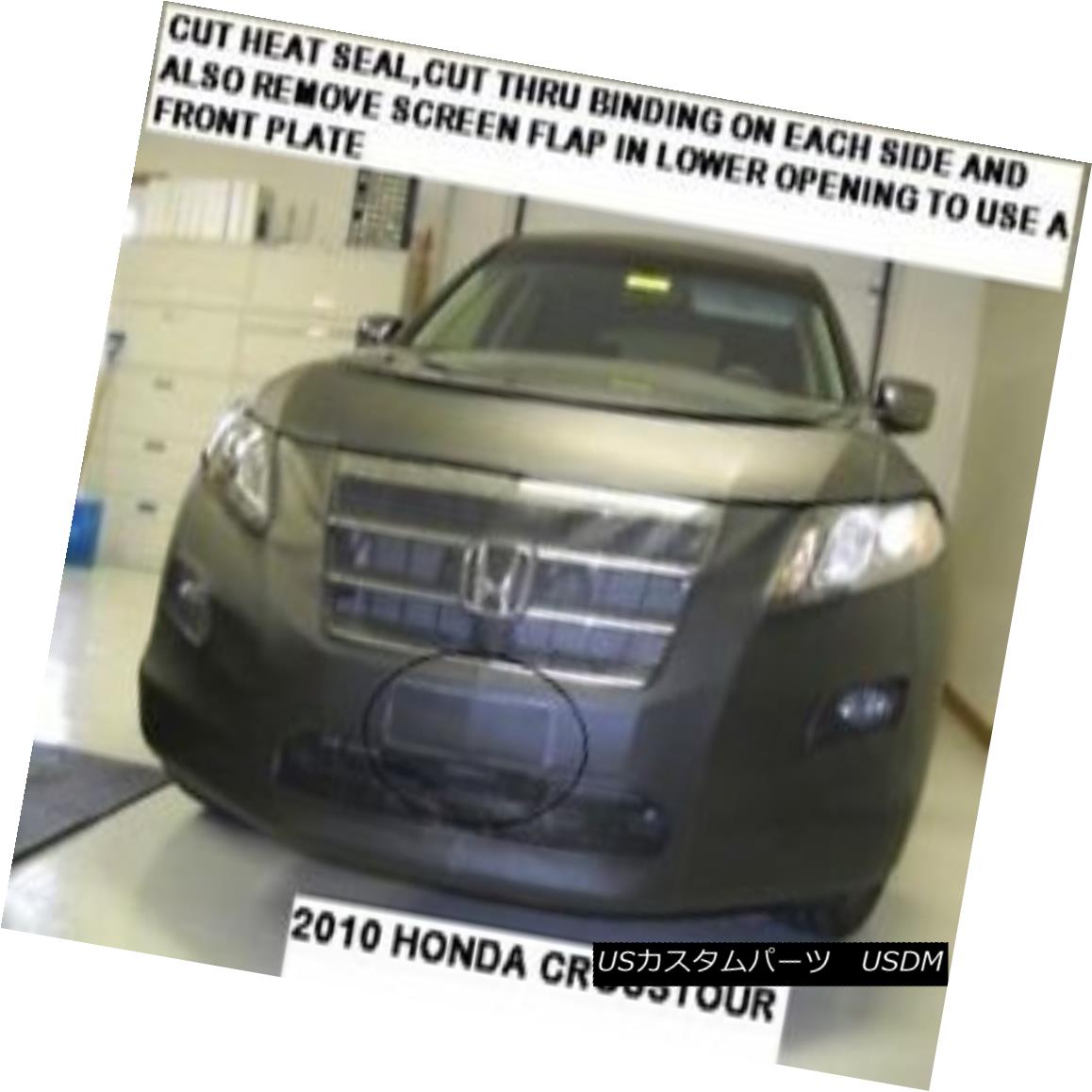 フルブラ ノーズブラ Lebra Front End Mask Cover Bra Fits Honda Accord Crosstour 2010 2011 10 11 LebraフロントエンドマスクカバーブラはHonda Accord Crosstourに適合2010 2010 10 11 【並行輸入品】