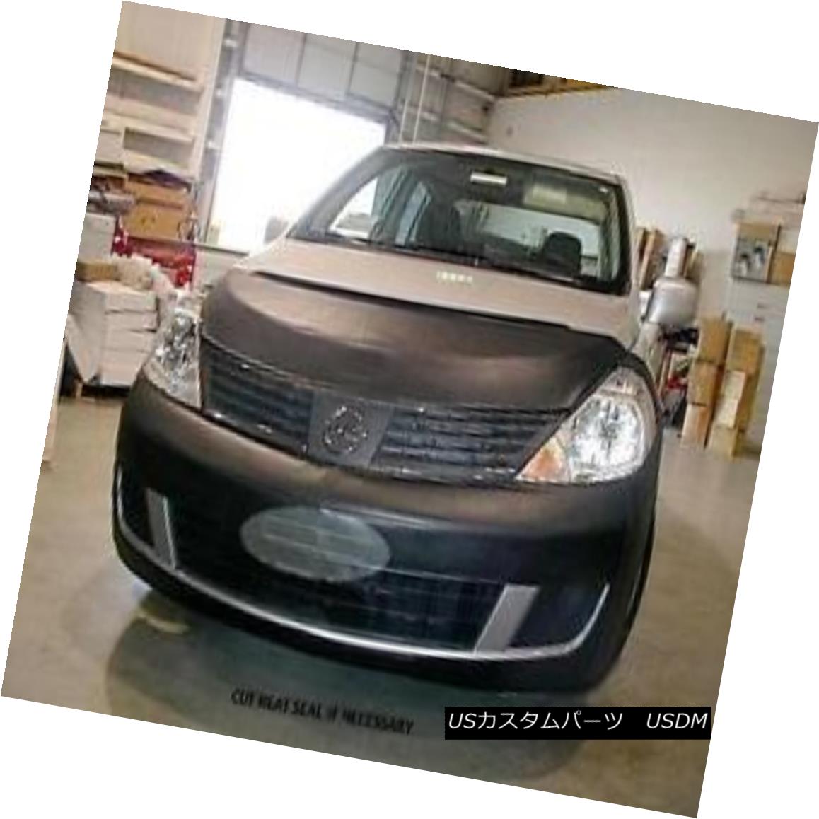 フルブラ ノーズブラ Lebra Front End Mask Cover Bra Fits NISSAN Versa 2007-2012 w/o sport package Lebraフロントエンドマスクカバーブラはスポーツパッケージなしの2007-2012 Nissan Versaに適合 【並行輸入品】