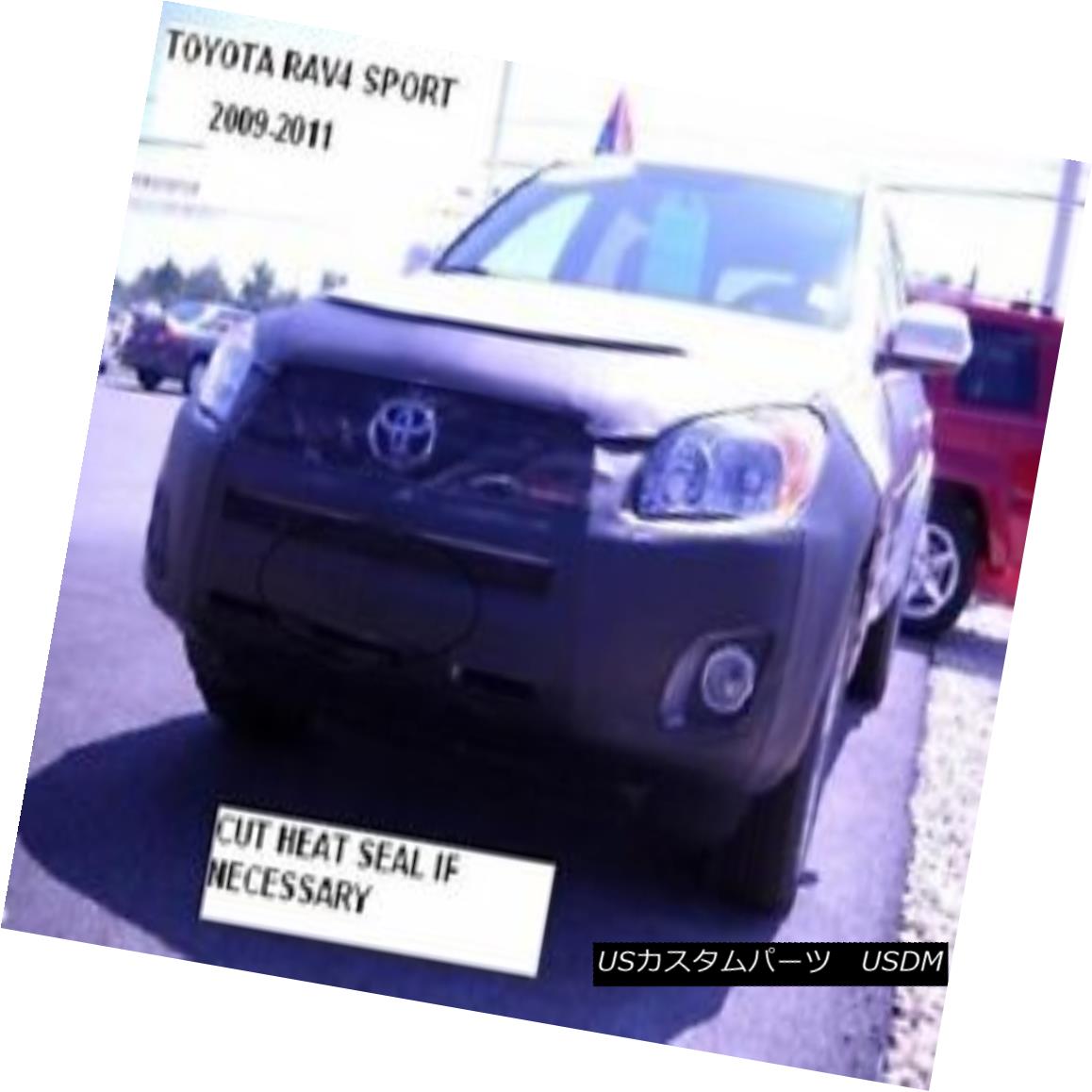 フルブラ ノーズブラ Lebra Front End Mask Cover Bra Fits TOYOTA RAV4 sport 2009-2012 09 10 11 12 LebraフロントエンドマスクカバーブラはTOYOTA RAV4スポーツにフィット2009-2012 09 10 11 12 【並行輸入品】