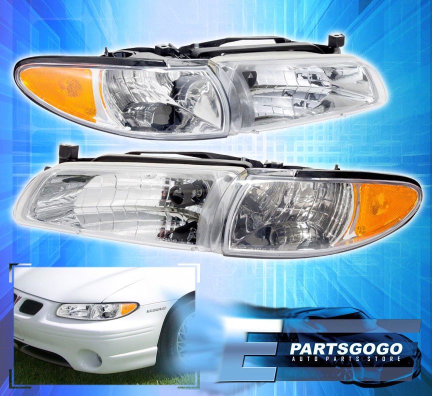 コーナーライト 97-03 Grand Prix Crystal Style Headlights with Corner and 8 LED 6000K DRL Fogs 97-03グランプリクリスタルスタイルヘッドライト、コーナー付き、8 LED 6000K DRLフォグ 【並行輸入品】 35,250円