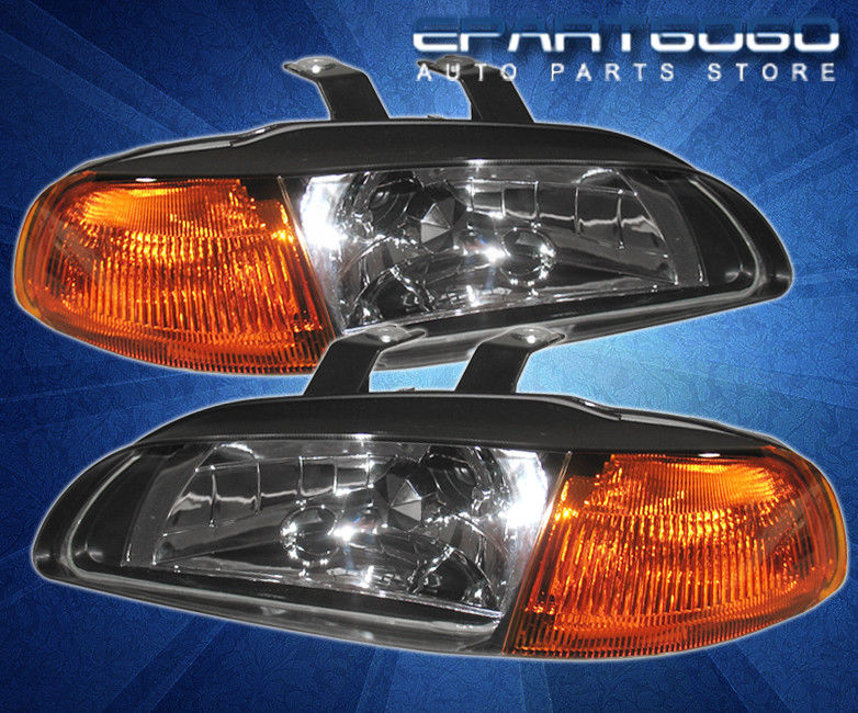 コーナーライト 92-95 HONDA CIVIC EG COUPE BLACK AMBER CORNER HEAD + FOG CLEAR LIGHT ASSEMBLY 92-95ホンダ・シビック・イージー・コープ・ブラックアンバー・コーナー・ヘッド+フォグ・クリア・ライト・アセンブリー 【並行輸入品】