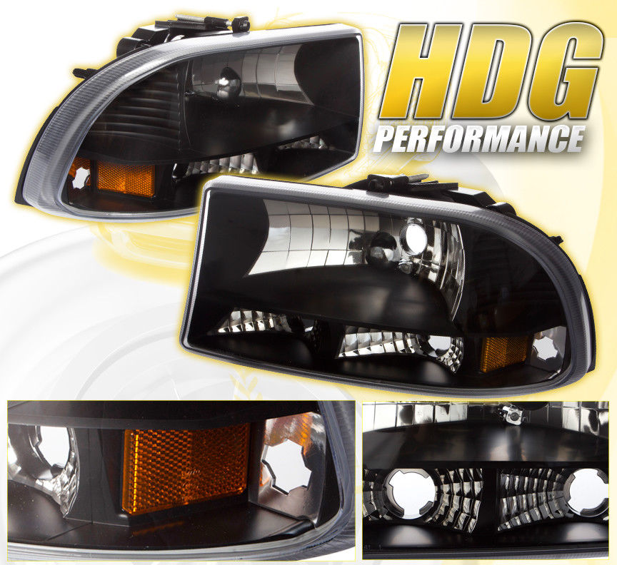 コーナーライト Dodge Dakota Durango Direct Replacement Headlights Park Signal Lens Lh Rh Black Dodge Dakota Durangoダイレクト交換ヘッドライトパーク信号レンズLh Rh Black 【並行輸入品】 の商品写真