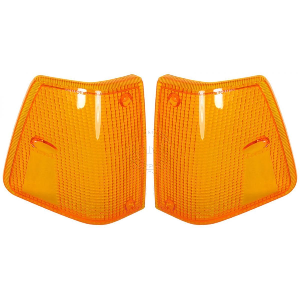 コーナーライト Corner Side Parking Light Lens Left/Right Pair for 88-96 Volvo WC WI コーナーサイドパーキングライトレンズ左/右ペア88-96 Volvo WC WI 【並行輸入品】