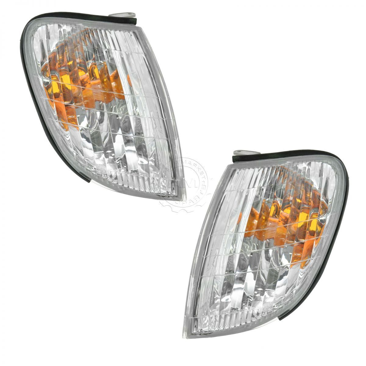 コーナーライト Front Corner Parking Marker Light Lamp Pair Set Kit for 98-00 Lexus LS400 LS 400 98-00 Lexus LS400 LS 400のフロントコーナーパーキングマーカーライトランプペアセットキット 【並行輸入品】