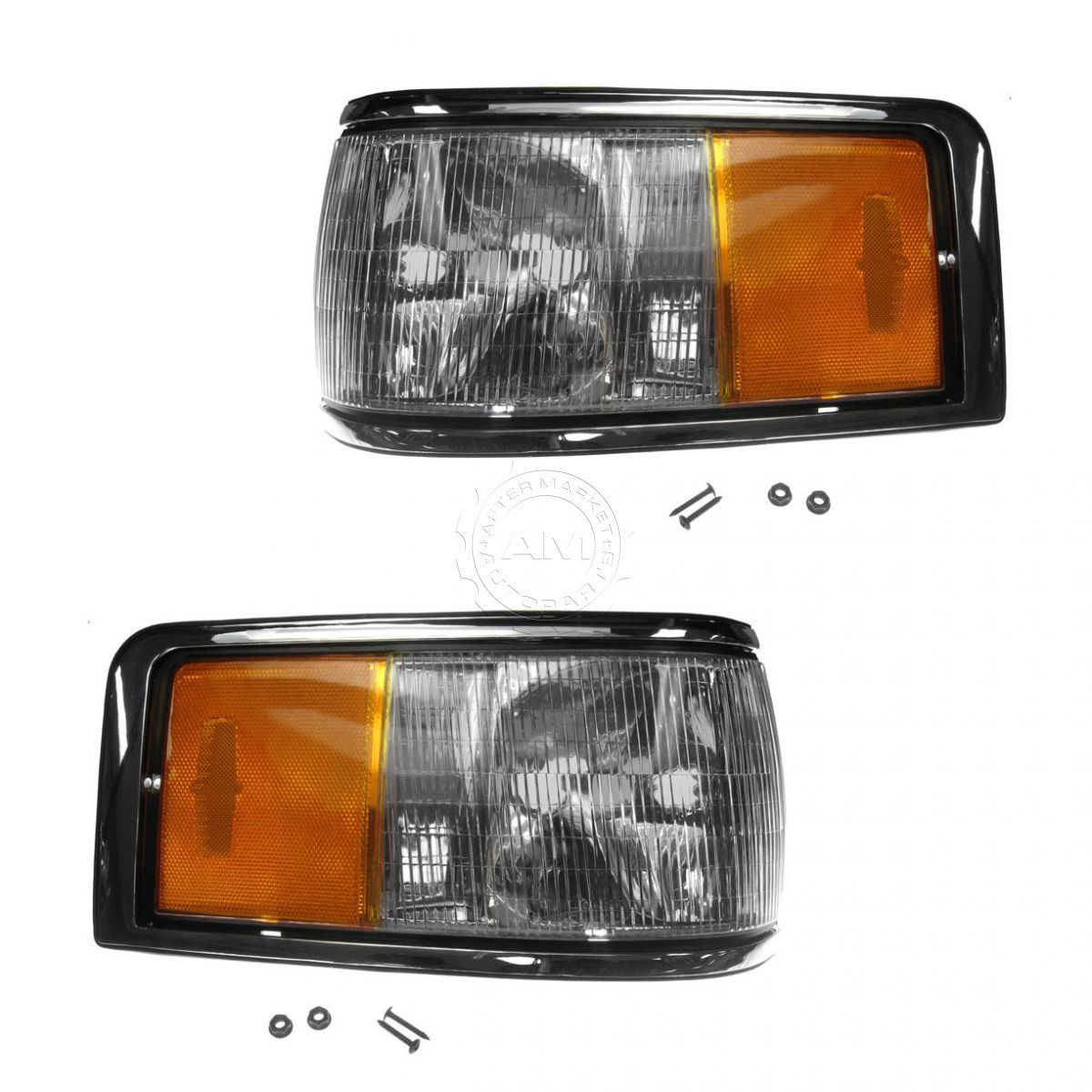 コーナーライト Corner Parking Side Marker Turn Signal Light Pair Set for 90-94 Lincoln Town Car 90-94リンカーンタウンカー用コーナーパーキングサイドマーカーターンシグナルライトペア 【並行輸入品】