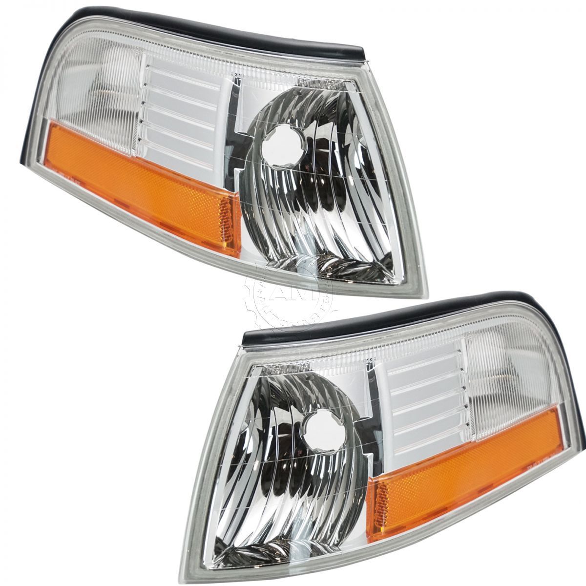 コーナーライト Corner Side Marker Parking Signal Light Lamp Pair Set for 03-05 Mercury Marquis コーナーサイドマーカーパーキング信号ライトランプペアは03-05に設定マーキュリーマーキス 【並行輸入品】