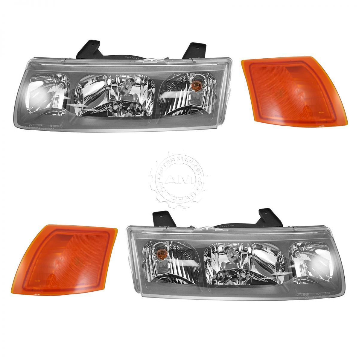 コーナーライト Head Light Lamp Corner Turn Signal Driver Passenger Set for 02-04 Saturn Vue ヘッドライトランプコーナーターンシグナルドライバーパッセンジャーセット02-04サターンビュー 【並行輸入品】