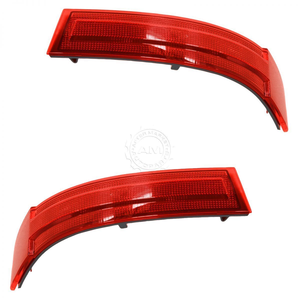 コーナーライト OEM Bumper Reflector Lens Pair Rear LH & RH Sides Outer Red for Mercedes Benz OEMバンパーリフレクターレンズペアリアLH＆amp; メルセデスベンツのRH外サイドレッド 【並行輸入品】
