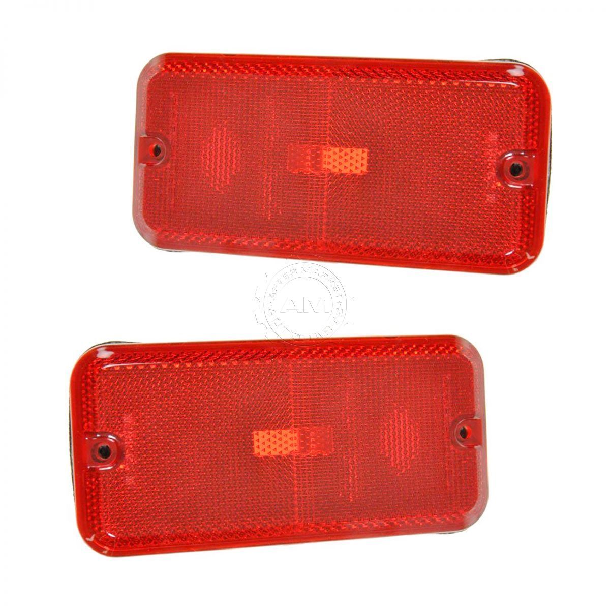 コーナーライト Rear Side Marker Signal Blinker Corner Parking Light Lamp Pair Set for Chevy GMC リア・サイド・マーカー・シグナル・ブリンク・コーナー・パーキングライト・ランプ・ペアは、シェビー・GMC用に設定されています。 【並行輸入品】
