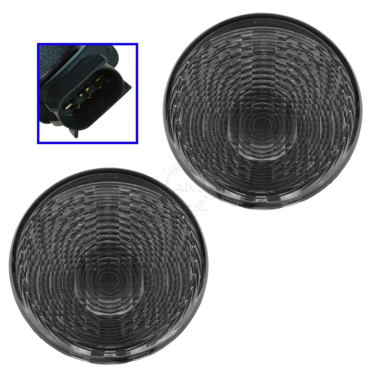 コーナーライト MOPAR OEM Lens Parking Turn Signal Light Clear Front Pair Set for Jeep Wrangler MOPAR OEMのレンズパーキングターンシグナルライトクリアフロントペアジープラングラーのセット 【並行輸入品】