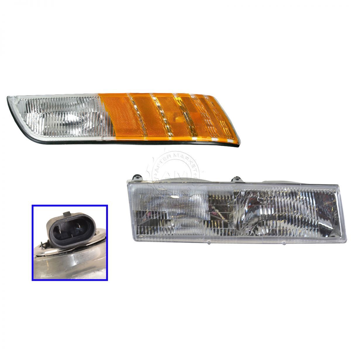 コーナーライト Front Headlight Parking Corner Lamp Housings Passenger RH Side for Grand Marquis Grand Marquisのフロントヘッドライトパーキングコーナーランプハウジング乗客RHサイド 【並行輸入品】