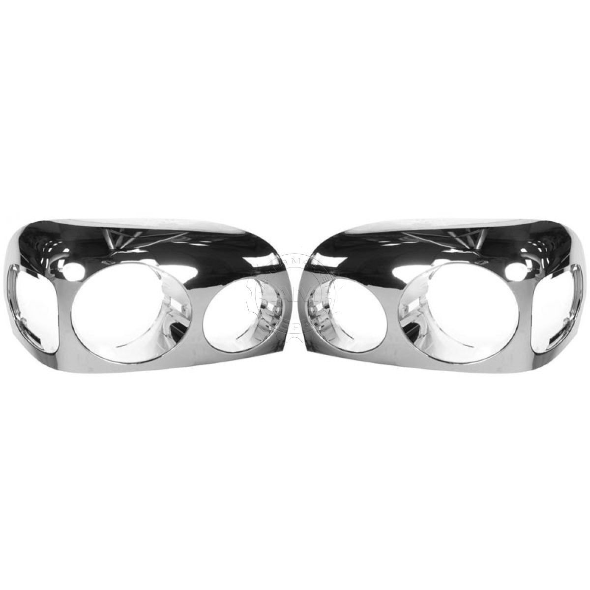 コーナーライト Chrome Headlight Bezel Left & Right Set Pair for Freightliner Century クロームヘッドライトベゼル左＆amp; Freightliner Centuryの右ペアを設定する 【並行輸入品】