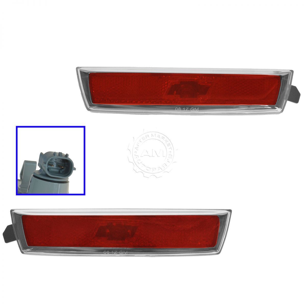 コーナーライト OEM Side Marker Light Pair LH Driver & RH Passenger Sides for 08-12 Chevy Malibu OEMサイドマーカーライトペアLHドライバ＆amp; 08-12 Chevy MalibuのRH乗客用サイド 【並行輸入品】