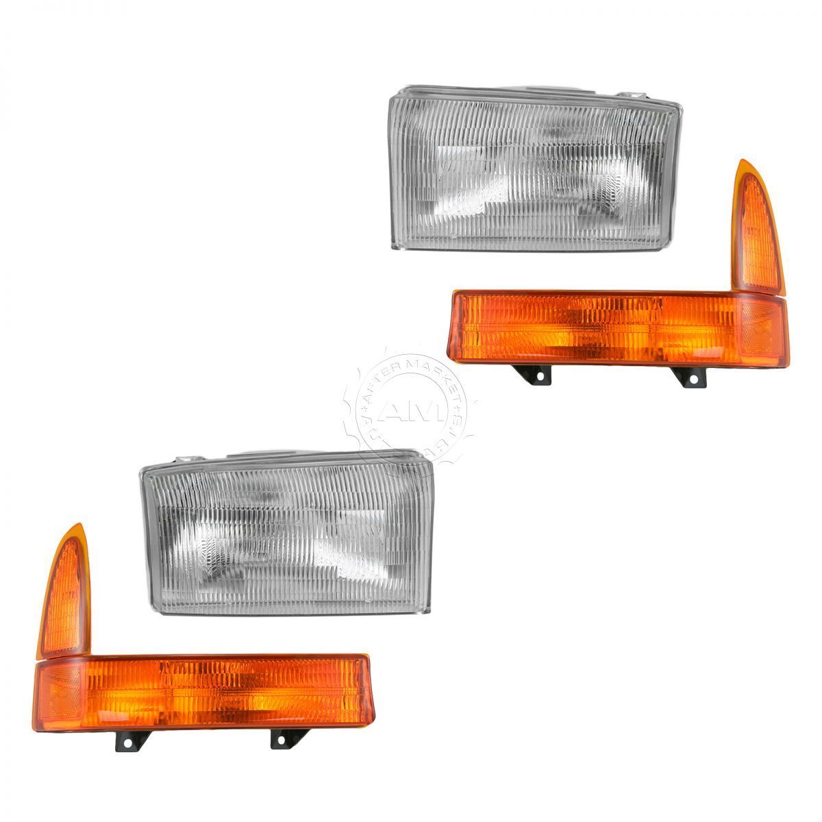 コーナーライト Headlights Lamp Corner Turn Signal Left & Right Set for Ford F250 F350 Excursion ヘッドライトランプコーナーターンシグナル左＆amp; フォードF250 F350エクスカーションのための右セット 【並行輸入品】