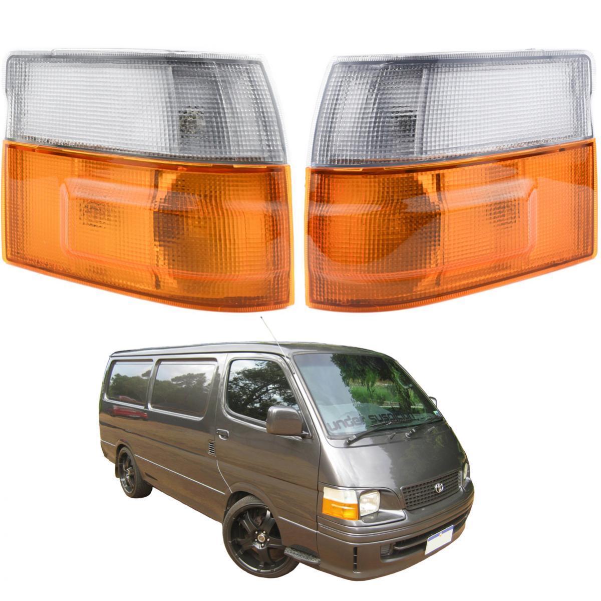 コーナーライト New Pair Corner Light Fits Toyota Hi-Ace Van RZH LH10 Commuter Regius 1989-05 トヨタハイエースヴァンRZH LH10通勤レジス1989-05にフィットする新しいペアコーナーライト 【並行輸入品】