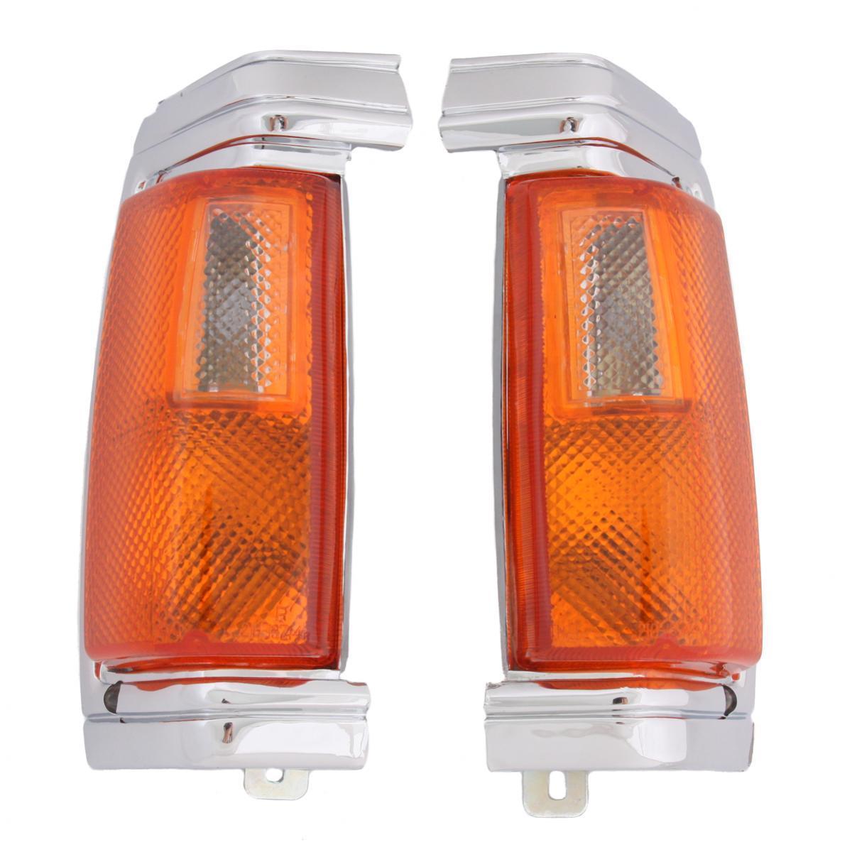 コーナーライト Pair Corner Lights Signal Lamp Fits Nissan Hardbody Big-M Pickup Truck 1986-1993 ペアコーナーライト信号ランプは日産ハードボディビッグMピックアップトラックに適合1986-1993 【並行輸入品】
