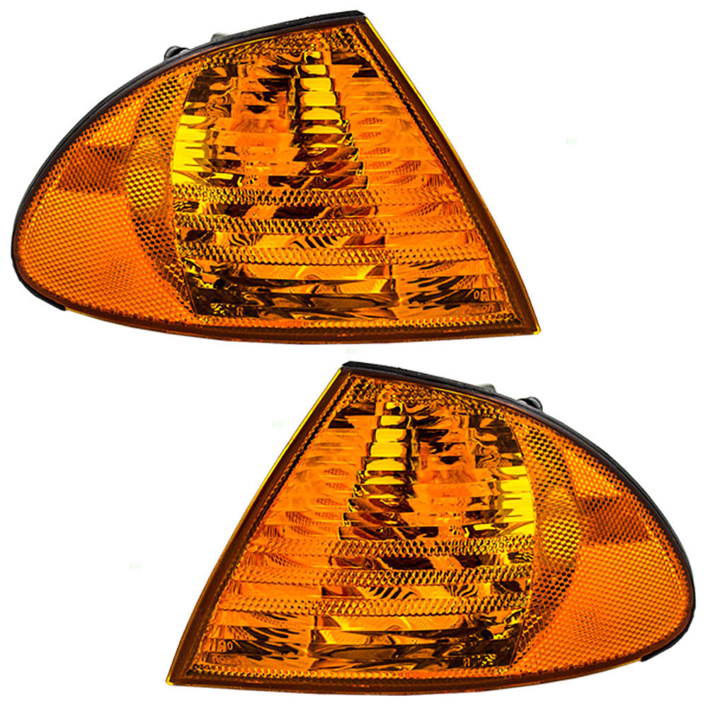 コーナーライト New Pair Set Park Signal Corner Marker Light Lamp Housing DOT 99-01 BMW 3 Series 新しいペアセットパーク信号コーナーマーカーライトランプハウジングDOT 99-01 BMW 3シリーズ 【並行輸入品】