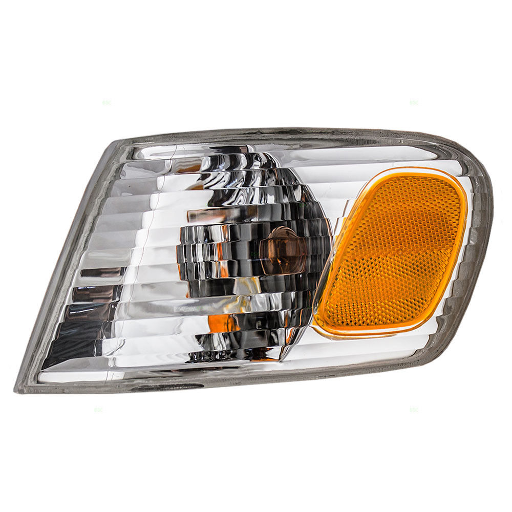 コーナーライト New Drivers Park Signal Corner Amber & Clear Lamp Unit for 01-02 Toyota Corolla 新しいドライバPark Signal Cornerアンバー＆amp; トヨタカローラ01-02用クリアランプユニット 【並行輸入品】