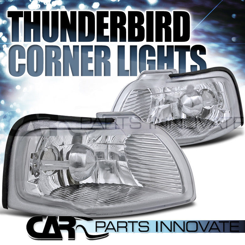 コーナーライト Ford 96-97 Thunderbird T-Bird Corner Lights Signal Lamp Chrome Clear Ford 96-97 Thunderbird T-Birdコーナーライト信号ランプクロームクリア 【並行輸入品】｜カスタムパーツ WORLD倉庫